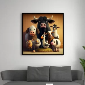 tableau animaux de la ferme