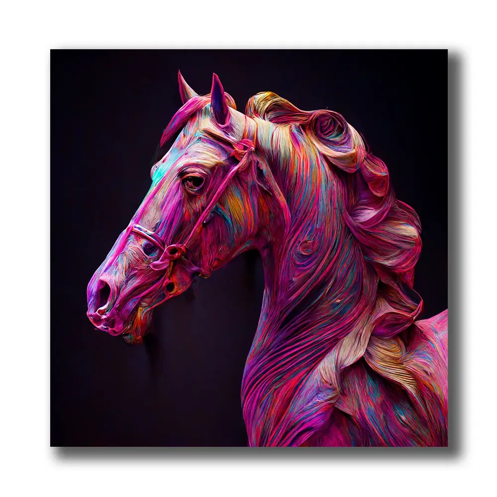 Tableau cheval coloré - My Poparts®