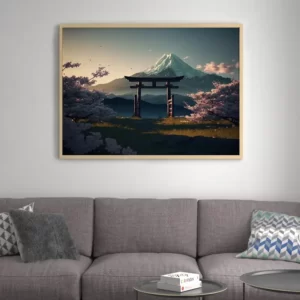 tableau japonais paysage