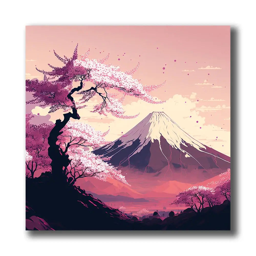 Tableau Japonais Nature Cerisier Sakura