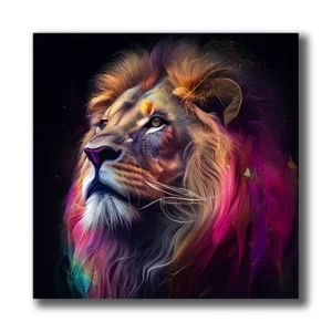 lion en couleur