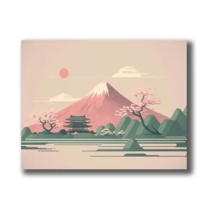 Tableau Paysage Japonais - 日本風景 - Ambiance Japon™