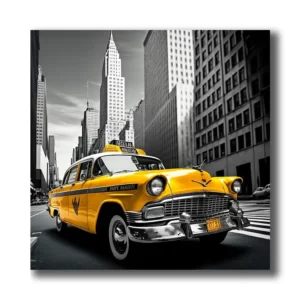 tableau new york taxi jaune