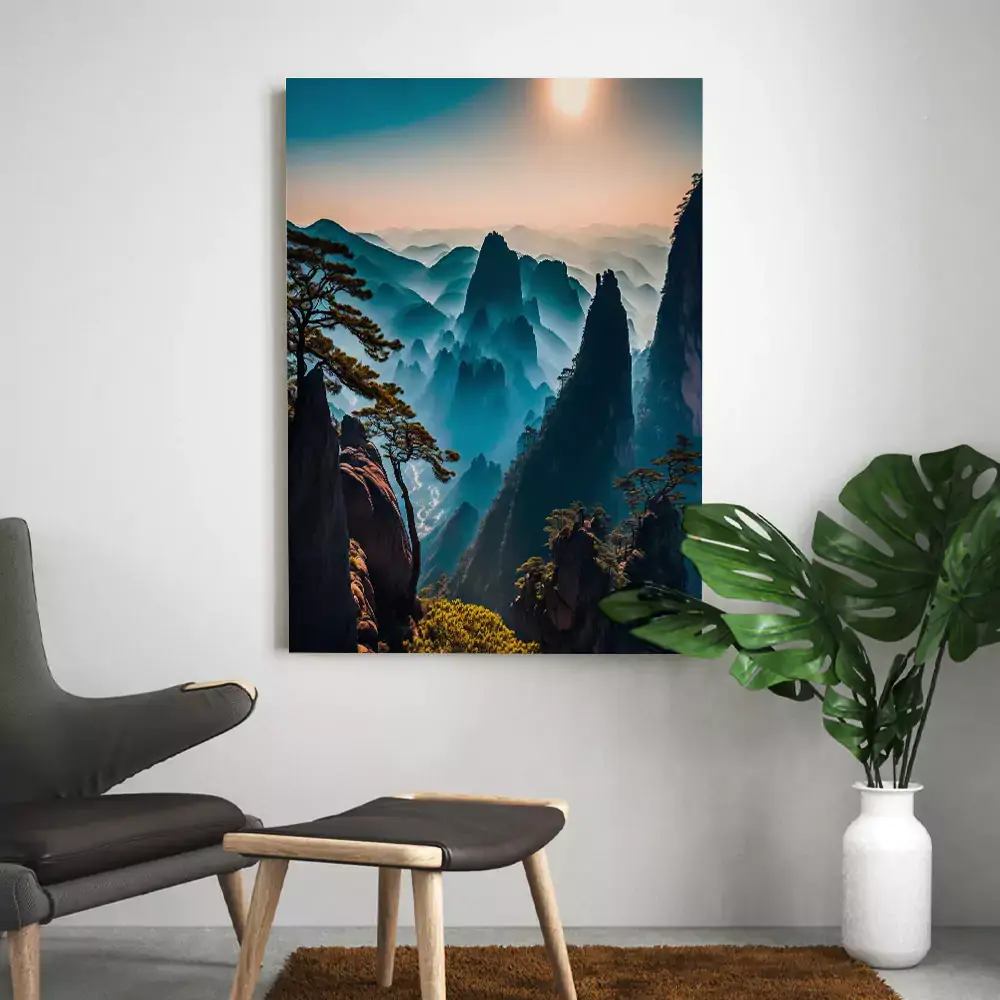 Tableau paysage montagne - My Poparts®