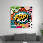 Tableau Pop Art Abstrait - Royaume du Tableau