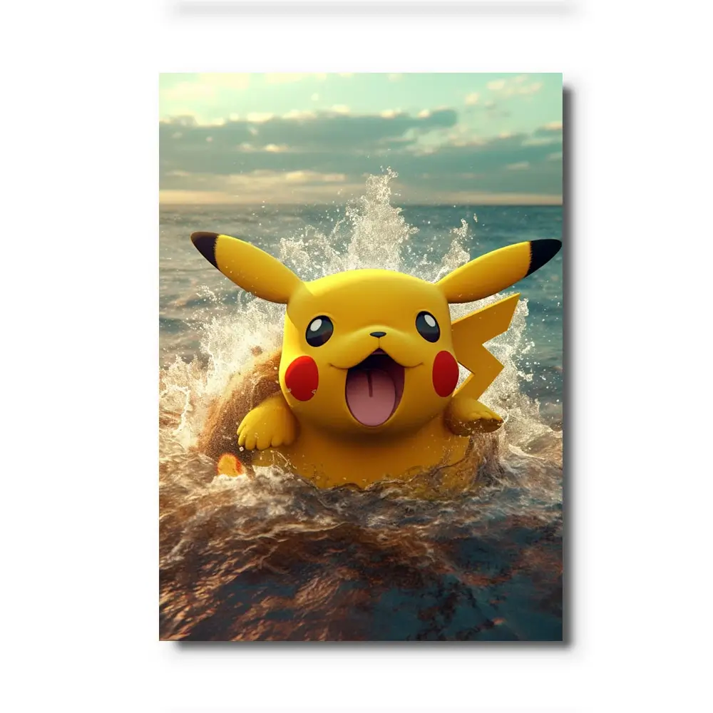 Pokémon Pikachu Tableau Photo, Livraison 2-3 jours