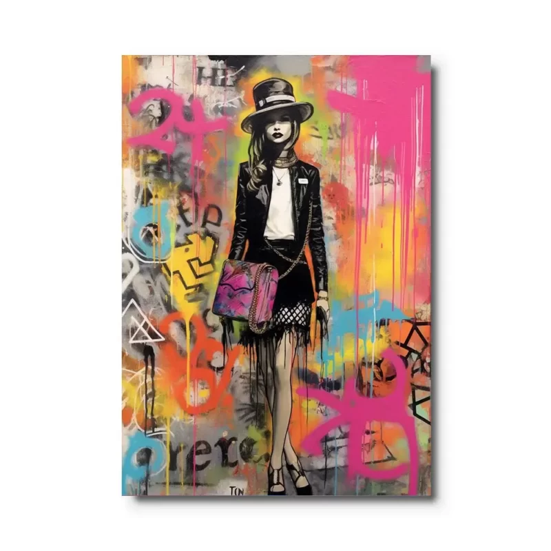 tableau chanel street art