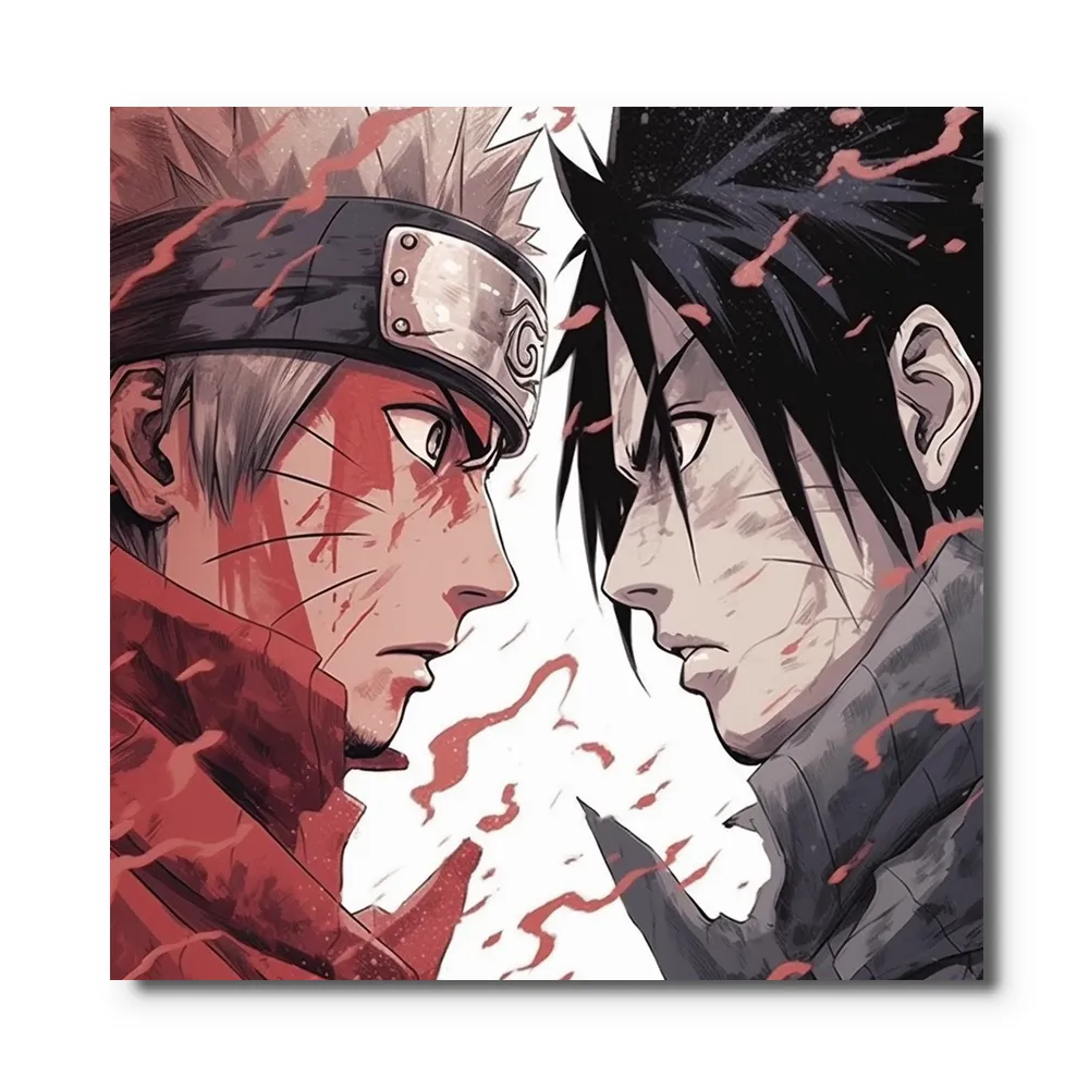 Tableau Naruto et Sasuke