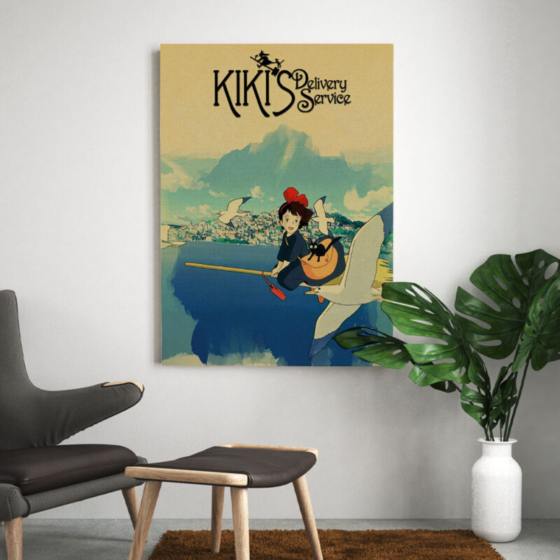 Tableau ghibli kiki la sorciere