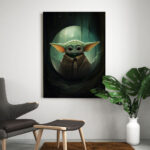 Tableau star wars yoda mignon