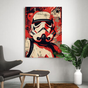 Tableau star wars stormtrooper pop art