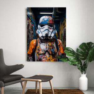 tableau stormtrooper street art